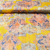 Chiffon Satin Lurex Timur Gelb