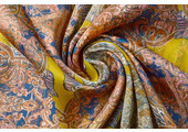 Chiffon Satin Lurex Timur Yellow