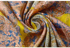 Chiffon Satin Lurex Timur Yellow