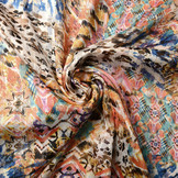 Chiffon Satin Lurex Banyu Multi 1