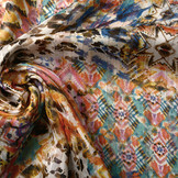 Chiffon Satin Lurex Banyu Multi 1