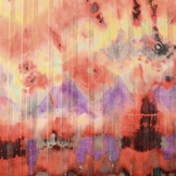 Chiffon Satin Lurex Kalawai Rot