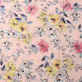 Crepe Printed Fabiola Pink