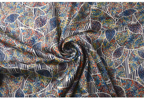 Chiffon Satin Lurex Matheba Multi 2