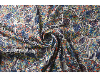 Chiffon Satin Lurex Matheba Multi 2