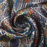 Chiffon Satin Lurex Matheba Multi 2