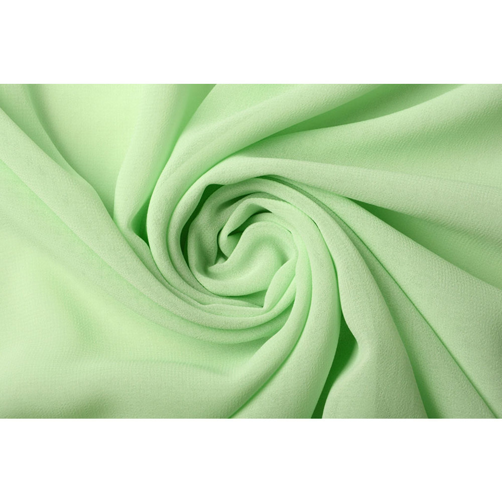 Hi Multi Chiffon Pastel Green - YES Fabrics