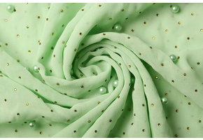 Hi Multi Chiffon Parel Pastel Groen