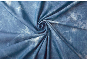 Jeans Tie Dye Mittleblau