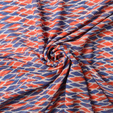 Chiffon Kasa Rot Blau