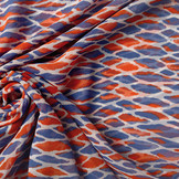 Chiffon Kasa Rot Blau