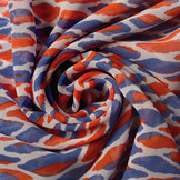 Chiffon Kasa Rood Blauw