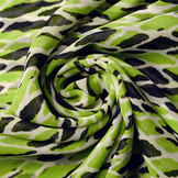 Chiffon Kasa Lime Black