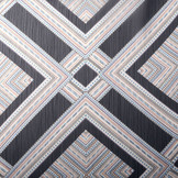 Crêpe Chiffon Layini Marine Blauw