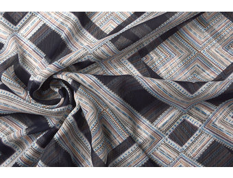 Crêpe Chiffon Layini Navy Blue