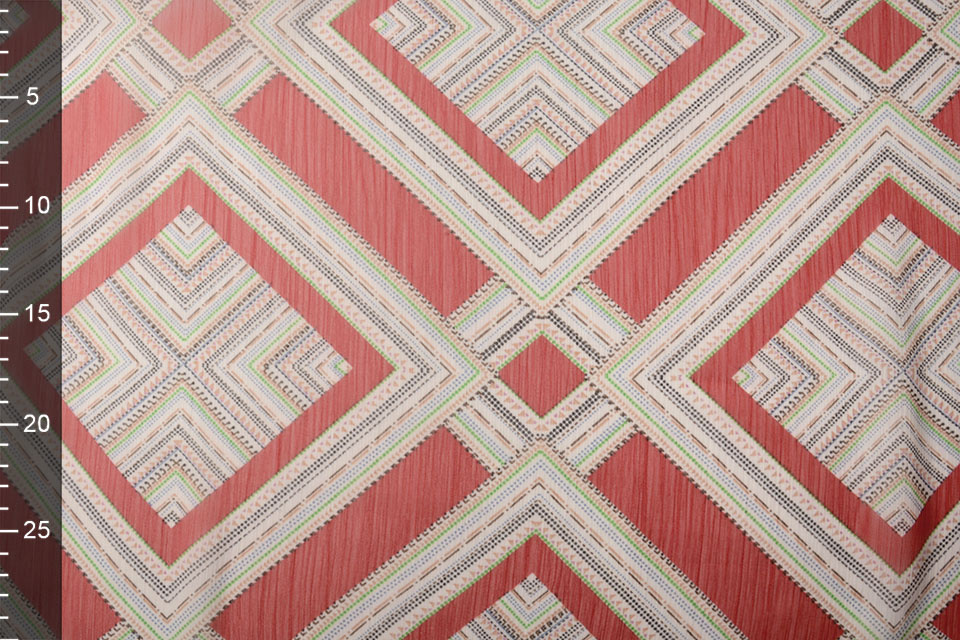 Crêpe Chiffon Layini Rood
