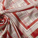 Crêpe Chiffon Layini Rood