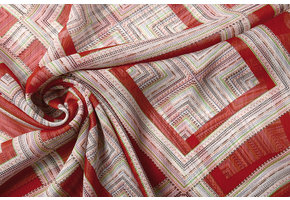 Crêpe Chiffon Layini Red