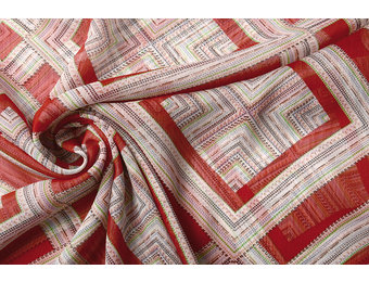 Crêpe Chiffon Layini Rood