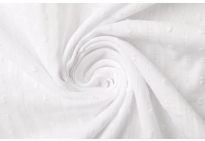 Dobby Voile Faylinn Weiß