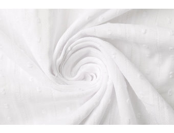 Dobby Voile Faylinn White