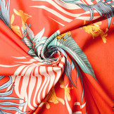 100% Viscose Zafi Rood