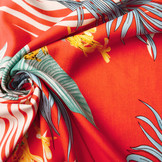 100% Viscose Zafi Red