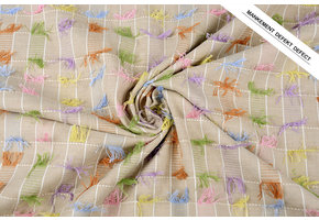 100% Katoen Ruffle Multi Beige