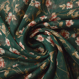 Crêpe Chiffon Kijani Flessengroen