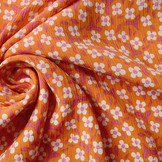 Viskose Crepe Izora Orange Rosa