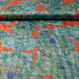 Chiffon Satin Lurex Timur Oranje