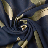 Chiffon Tinsiva Federn Marineblau