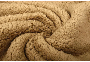 Curly Teddy Light Mocha Brown