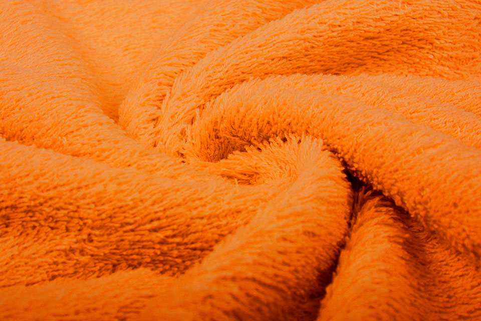 Terry Cloth Orange - YES Fabrics