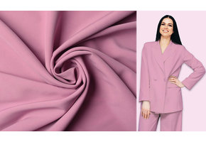 Crepe Stretch Oud Roze