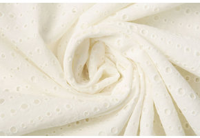 Embroidery Cotton Jet Creme