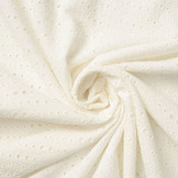 Broderie Katoen Jet Creme