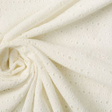 Broderie Katoen Jet Creme