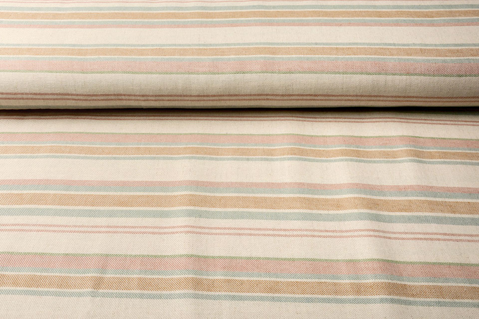 Viscose Linnen Strepen