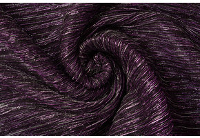 Lurex Plissée Lila Silber