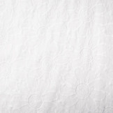 Stickerei Baumwoll Fleur Weiß