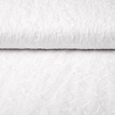 Embroidery Cotton Fleur White