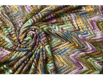 Lace Crochet ZigZag Multi