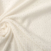 Broderie Katoen Liv Creme