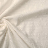 Stickerei Baumwoll Eva Creme