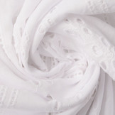 Broderie Katoen Lena Wit