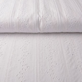 Embroidery Cotton Lena White