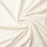 Stickerei Baumwoll Vera Creme