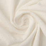 Broderie Katoen Charlie Creme