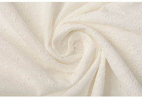 Embroidery Cotton Charlie Creme